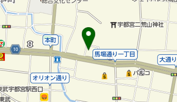 進学塾ACADEMY宇都宮本部校の地図画像