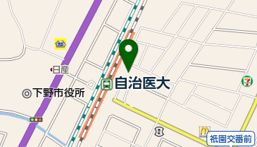 進学塾ACADEMY自治医大校の地図画像