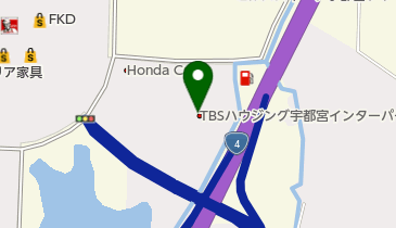 TBSハウジング宇都宮インターパーク会場の地図画像