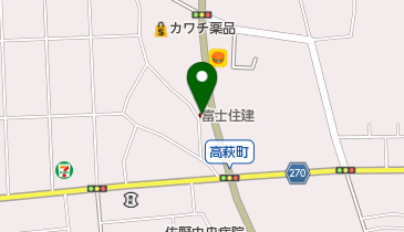 富士住建佐野ショールームの地図画像