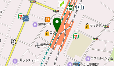 VAL小山の地図画像