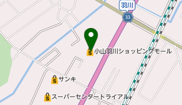 とりせん羽川店の地図画像