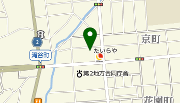 たいらや滝谷店の地図画像