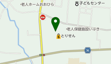 とりせん大平店の地図画像