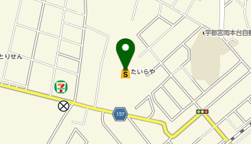 たいらや岡本店の地図画像