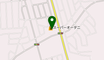 スーパーオータニ上三川店の地図画像