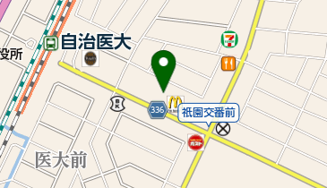 かましん自治医大店の地図画像