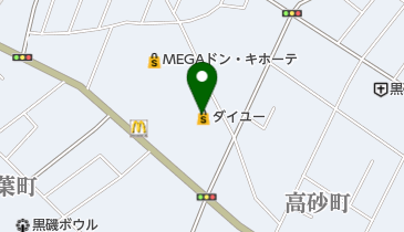 ダイユー中央店の地図画像