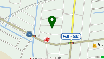 フードオアシスOTANI荒町店の地図画像