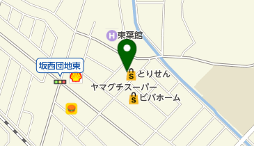 とりせん葉鹿店の地図画像