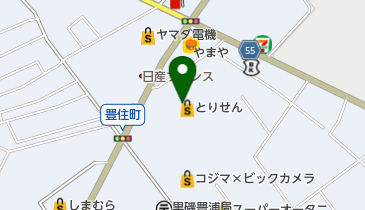 とりせん黒磯店の地図画像