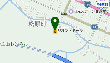 リオン・ドール日光店の地図画像