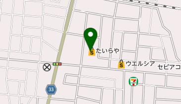 たいらや犬塚店の地図画像