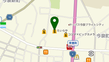 たいらや今泉新町店の地図画像