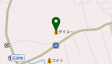 ダイユー那須高原店の地図画像