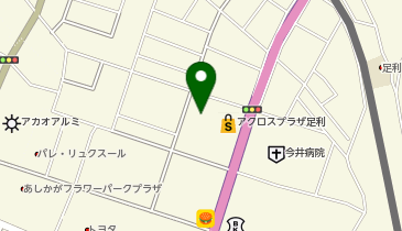たいらや足利店の地図画像