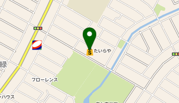 たいらや自治医大店の地図画像