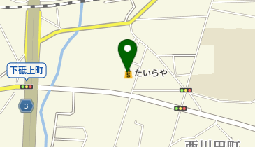 たいらや姿川店の地図画像