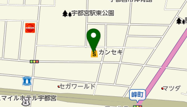 ホームセンターカンセキ駅東店の地図画像
