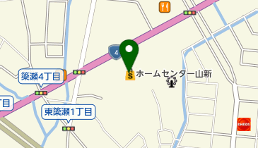 ホームセンター山新宇都宮店の地図画像