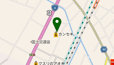 ホームセンターカンセキ小金井店の地図画像