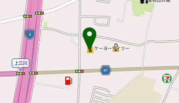 DCM上三川店の地図画像