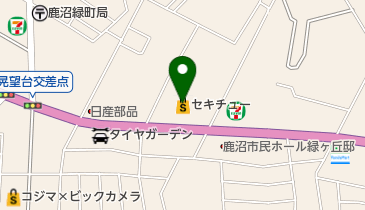 セキチュー鹿沼店の地図画像