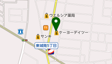 DCM小山店の地図画像