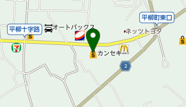ホームセンターカンセキ栃木店の地図画像