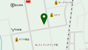 コメリハード&グリーン矢板店PROの地図画像