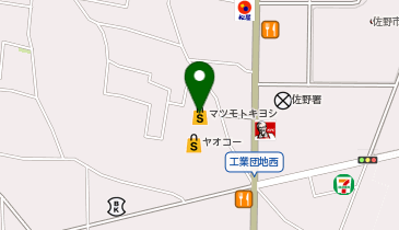 マツモトキヨシ佐野浅沼店の地図画像