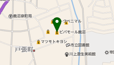 ビバモール鹿沼の地図画像