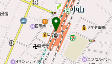 バル小山の地図画像