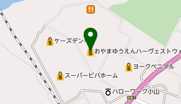 おやまゆうえんハーヴェストウォークの地図画像