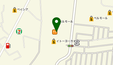 ハニーズ宇都宮東店の地図画像
