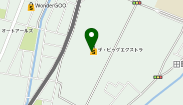 ハニーズ真岡店の地図画像