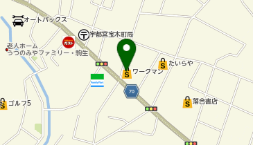 ワークマンプロ宇都宮駒生店の地図画像