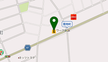 ワークマンプロ佐野富岡店の地図画像