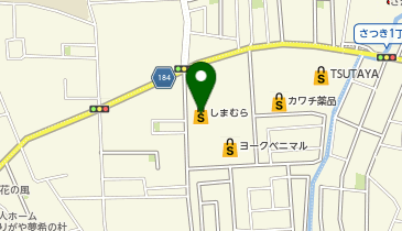 ファッションセンターしまむら針ヶ谷店の地図画像
