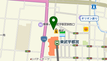 ミキハウスマム&ベイビー宇都宮東武店の地図画像