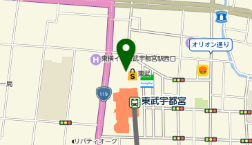 タビオ東武宇都宮店の地図画像
