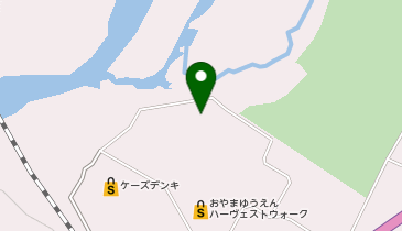 ハニーズおやまゆうえん店の地図画像