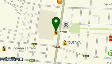 上州屋宇都宮店の地図画像
