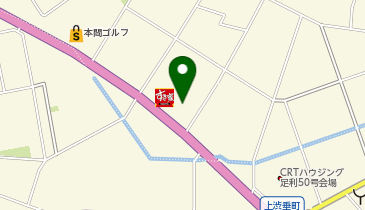 上州屋足利店の地図画像