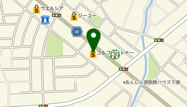 ゴルフパートナー宇都宮平成通り下栗店の地図画像
