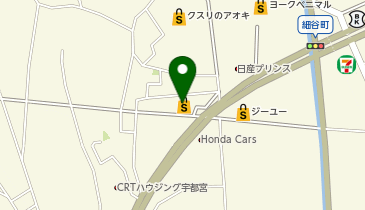 ヴィクトリアゴルフ宇都宮細谷店の地図画像