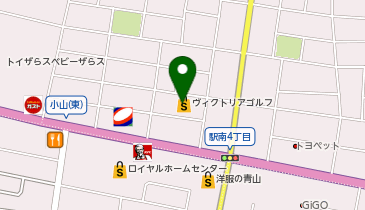 ヴィクトリアゴルフ小山店の地図画像
