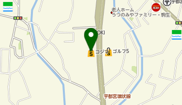 コジマRE.OUTLET駒生店の地図画像