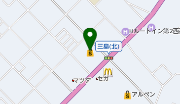 ニトリ那須塩原店の地図画像