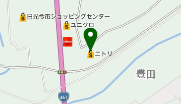 ニトリ今市店の地図画像